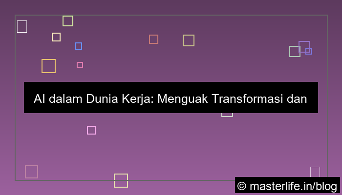 ai dalam dunia kerja