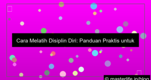 ilustrasi cara melatih disiplin diri