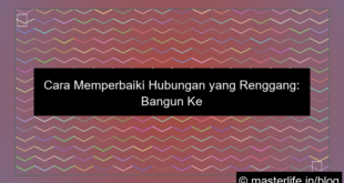grafik cara memperbaiki hubungan yang renggang