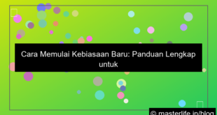 visual cara memulai kebiasaan baru