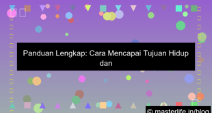 visual cara mencapai tujuan hidup