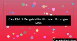 visual cara mengatasi konflik dalam hubungan