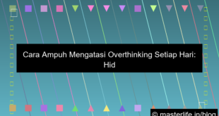 cara mengatasi overthinking setiap hari