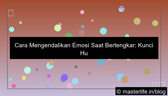 ilustrasi cara mengendalikan emosi saat bertengkar