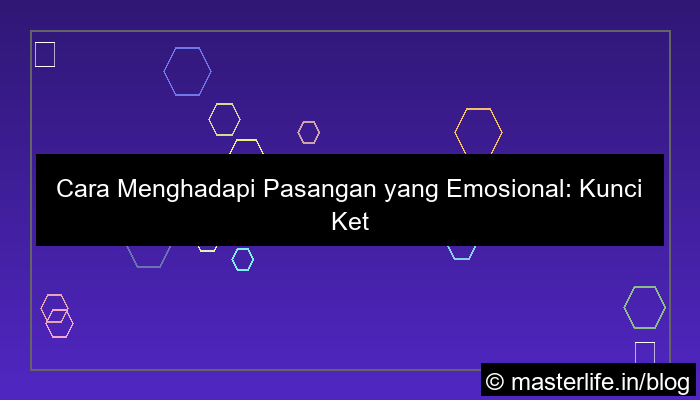 grafik cara menghadapi pasangan yang emosional