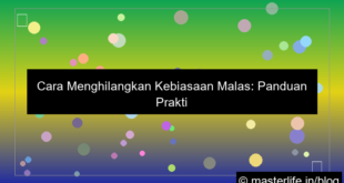 desain cara menghilangkan kebiasaan malas