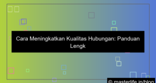 cara meningkatkan kualitas hubungan
