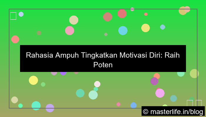 ilustrasi cara meningkatkan motivasi diri