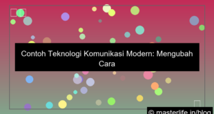 contoh teknologi komunikasi modern