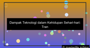 ilustrasi dampak teknologi dalam kehidupan sehari hari
