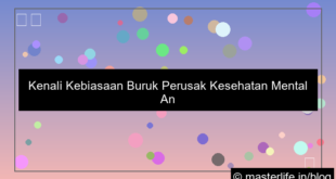 kebiasaan buruk yang merusak kesehatan mental