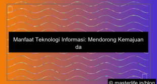 manfaat teknologi informasi