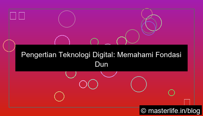 pengertian teknologi digital