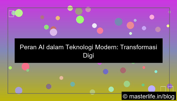 peran ai dalam teknologi modern