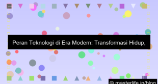 visual peran teknologi di era modern