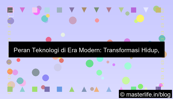 visual peran teknologi di era modern
