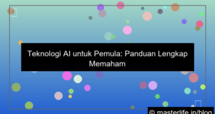 ilustrasi teknologi ai untuk pemula