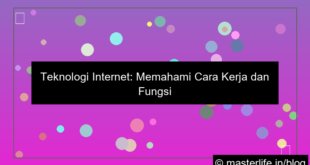 teknologi internet dan fungsinya