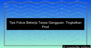 gambar tips fokus bekerja tanpa gangguan