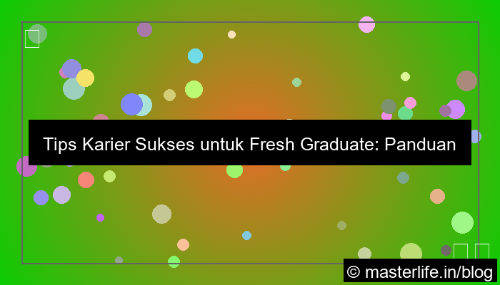 gambar tips karier untuk fresh graduate