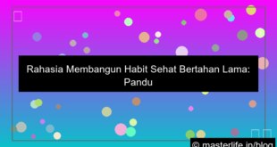 visual tips membangun habit sehat