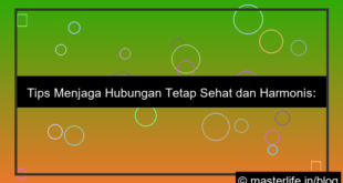 tips menjaga hubungan tetap sehat